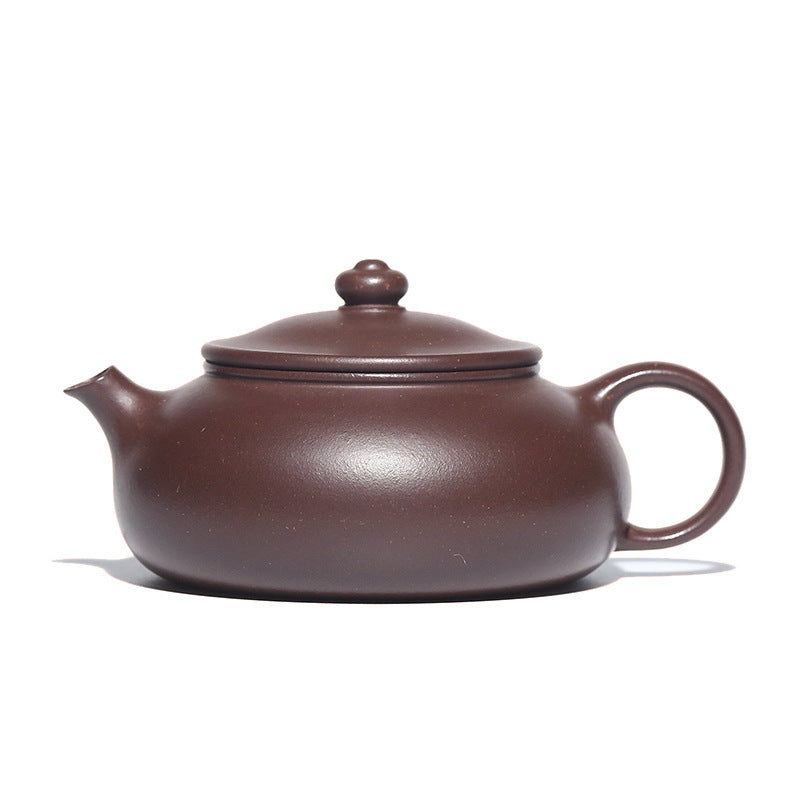 Yixing purple clay pot raw ore purple mud Hanjiang pot ingenious handmade literati elegant ware best-selling purple sand teapot gift tea set