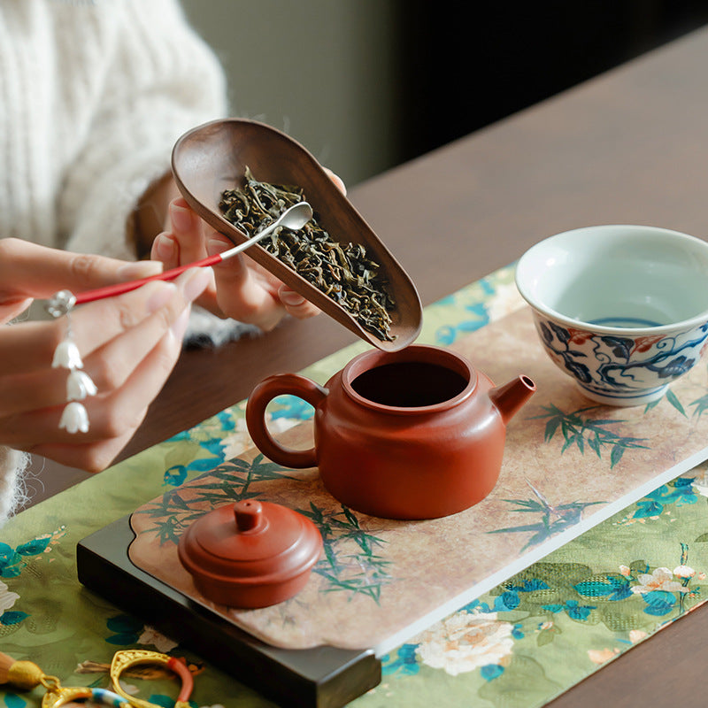 Purple sand handmade Dezhong pot Kung Fu tea set, one pot and one cup set, women's personal special new Chinese tea